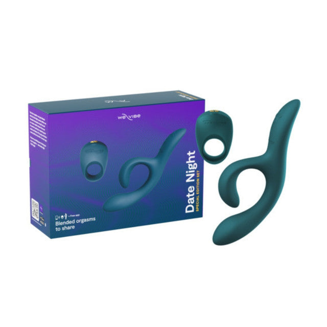 We-Vibe Date Night Couples Sex Toys Gift Set | Remote G Spot Dildo | Rabbit Vibrator & Vibrating Cock Ring
