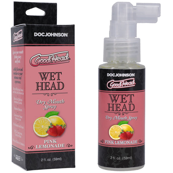GoodHead Wet Head Dry Mouth Spray - Pink Lemonade Flavoured - 59 ml Bottle
