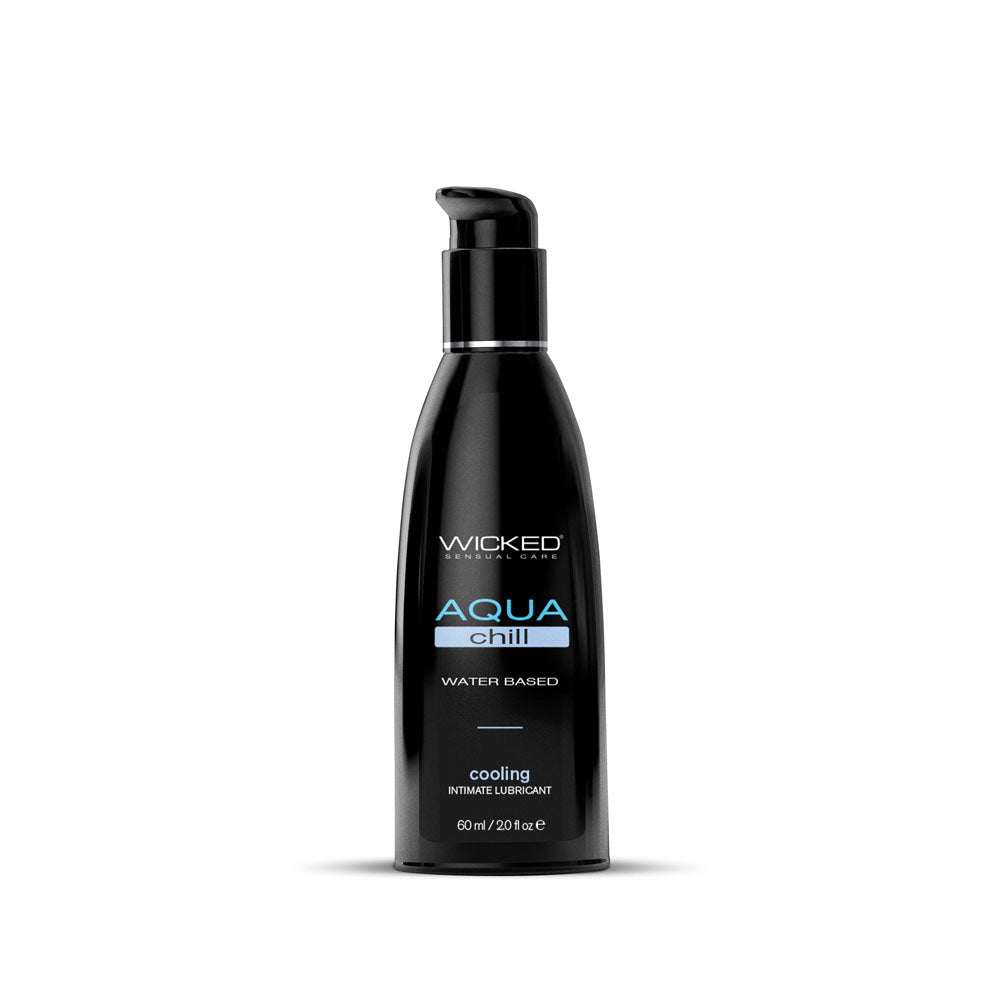 Wicked Aqua Chill - Cooling Water Based Lubricant - 60 ml (2 oz) Bottle