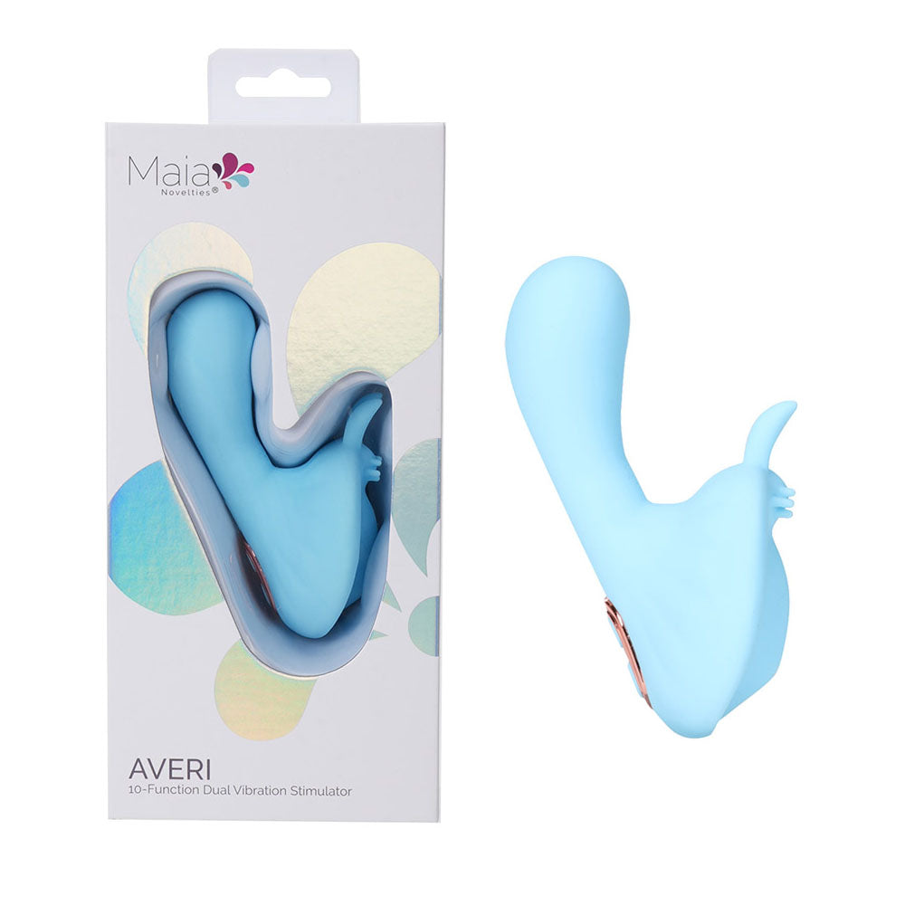 Maia AVERI - Blue - Blue USB Rechargeable Vibrator