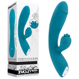 Evolved FIERCE FLICKER - Blue 19.5 cm USB Rechargeable Rabbit Flicker Vibrator