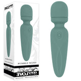 Evolved RUMBLE WAND - Olive Green 13.4 USB Rechargeable Mini Massage Wand
