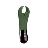 Fun Factory MANTA moss green-black - Moss Green 18 cm USB Rechargeable Mens & Couples Vibrator