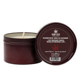 Hemp Seed 3-In-1 Massage Candle - Kashmir Musk (Brandy, Magnolia & Vanilla Musk) - 170 g