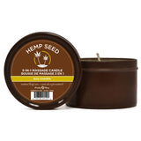Hemp Seed 3-In-1 Massage Candle - Nag Champa (East Indian Incense) Scented - 170 g