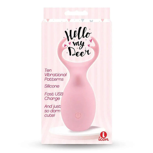 Buzzy Buddy, Hello My Deer - Pink - Pink USB Rechargeable Stimulator
