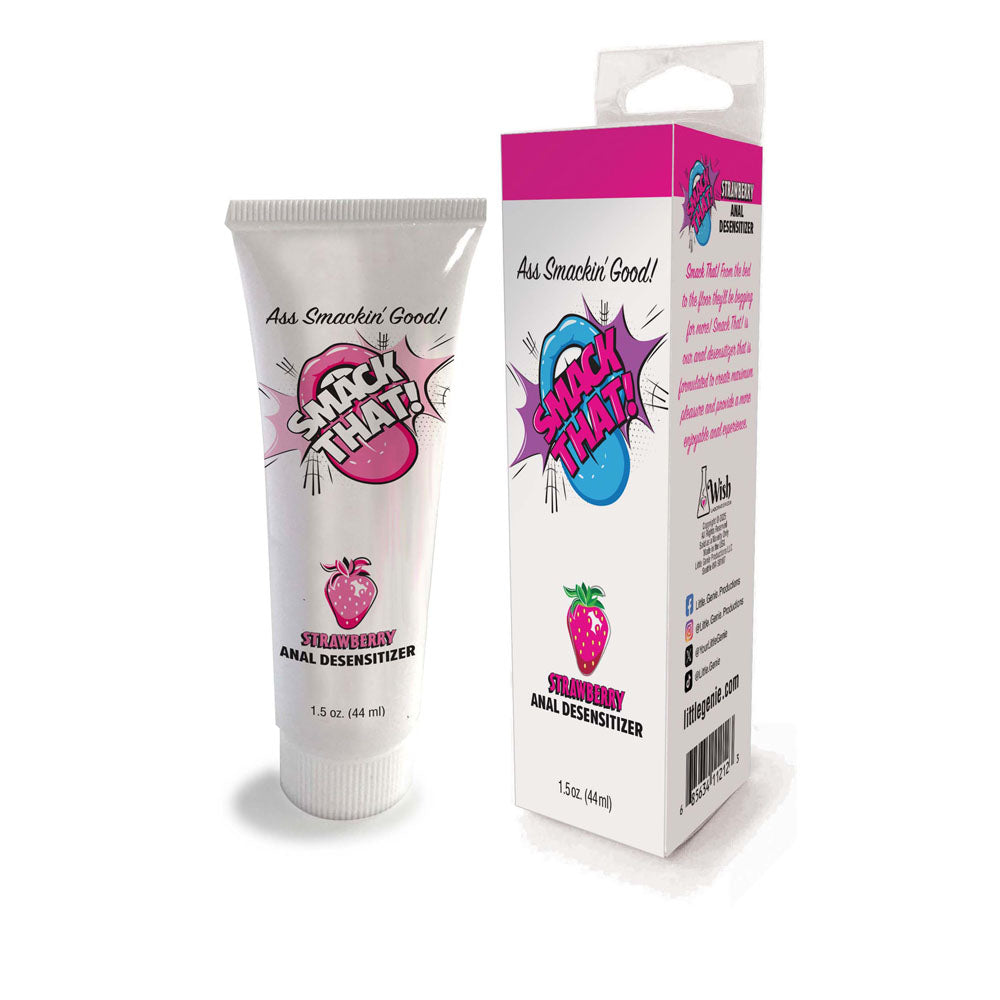Smack That! Anal Desensitiser - Strawberry - Strawberry Flavoured Anal Desensitiser - 44 ml Tube