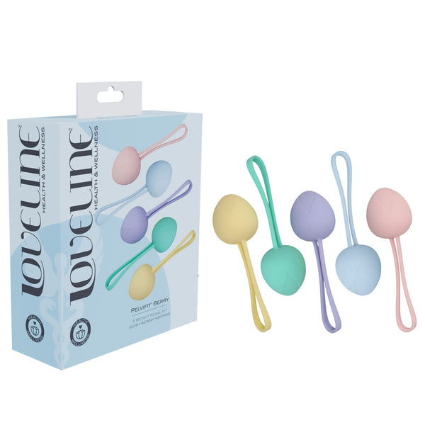 LOVELINE PelviFit Berry - Coloured Kegel Kit - Set of 5 Sizes