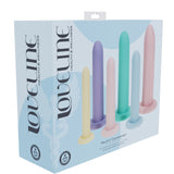LOVELINE PelviFit Expanding Vaginal Dilator - Coloured Vaginal Dilators - Set of 6 Sizes
