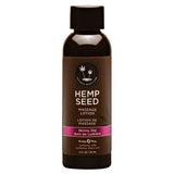 Hemp Seed Massage Lotion - Skinny Dip (Vanilla & Faiy Floss) Scented - 59 ml Bottle