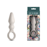 Lust-n-Dreams - Bossa - Fog - White 12.5 cm USB Rechargeable Vibrating Butt Plug