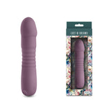 Lust-n-Dreams - Poise - Mauve - Purple 17.3 cm USB Rechargeable Thrusting Vibrator