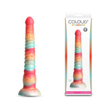 Colours Stacked - 9'' Dildo - Red/Gold - Red/Gold 23 cm Fantasy Dildo