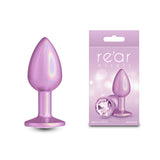 Rear Assets Iridescent - Small - Pink - Iridescent Pink 7.1 cm Small Butt Plug