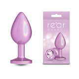 Rear Assets Iridescent - Medium - Pink - Iridescent Pink 8.2 cm Medium Butt Plug