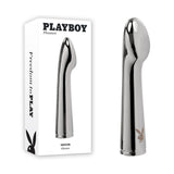 Playboy Pleasure SWOON - Chrome 14 cm USB Rechargeable Vibrator