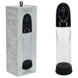PUMPED CyberPulse Automatic Penis Pump - Black - Black/Clear USB Rechargeable Auto Penis Pump