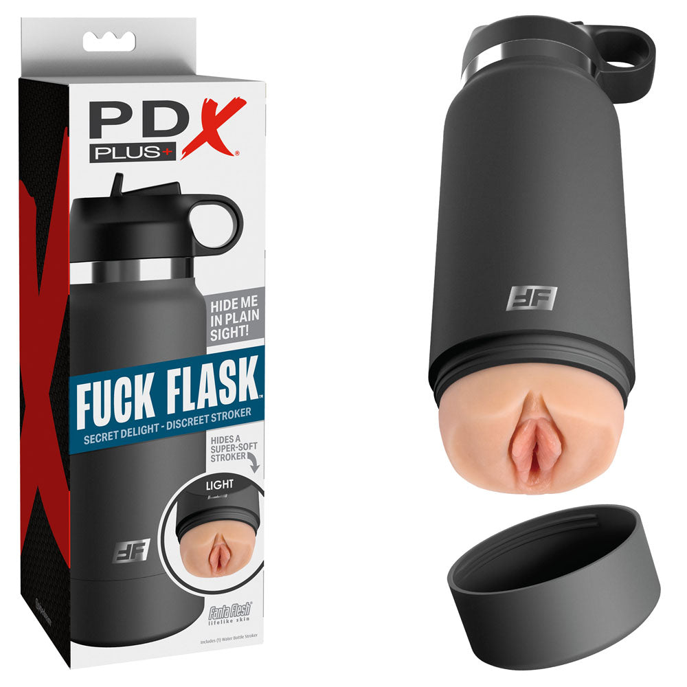 PDX Plus Fuck Flask - Secret Delight - Flesh Discreet Vagina Stroker
