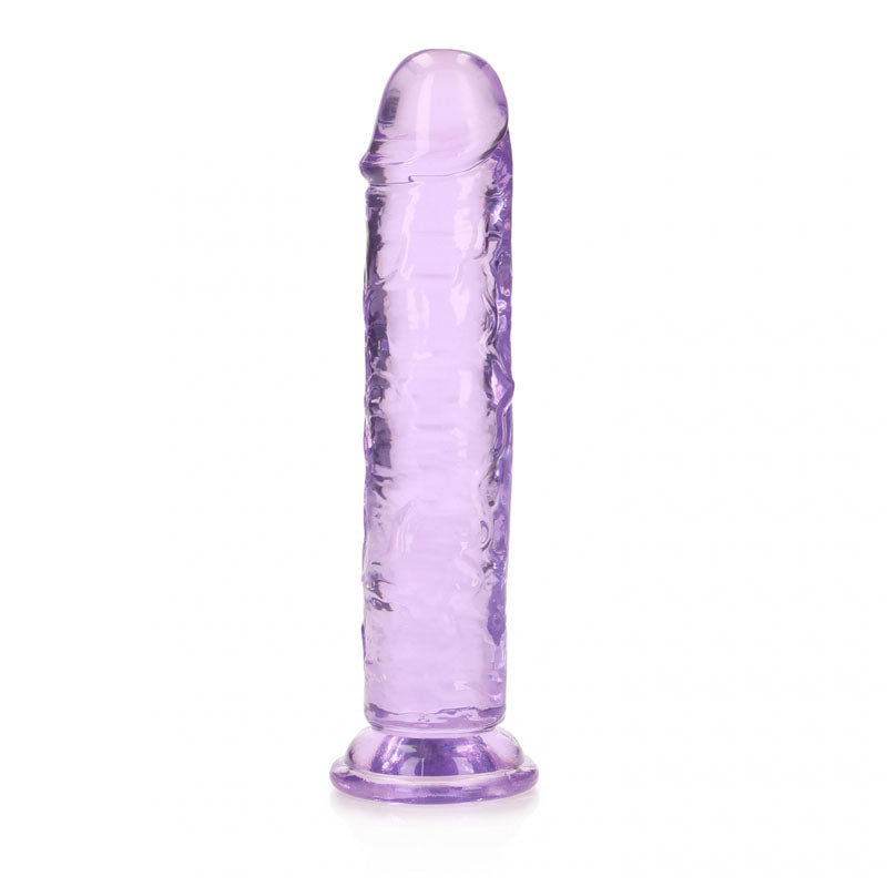 REALROCK 18 cm Straight Dildo - Purple - Purple 18 cm (7'') Dong