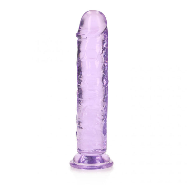 REALROCK 18 cm Straight Dildo - Purple - Purple 18 cm (7'') Dong