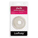 LuvPump ComFit Silicone Sleeve - White - White Universal Penis Pump Sleeve