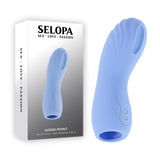 Selopa GOOD POINT - Purple USB Rechargeable Hollow Vibrating Finger Stimulator