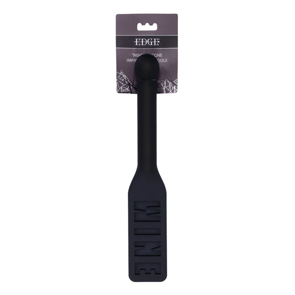 EDGE MINE Silicone Paddle - Black Spanking Paddle