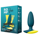 ROMP Bass Vibrator Butt Plug | Vibrating Adult Sex Toys for Women Men & Couples | 4 Inch Silicone Anal Plug