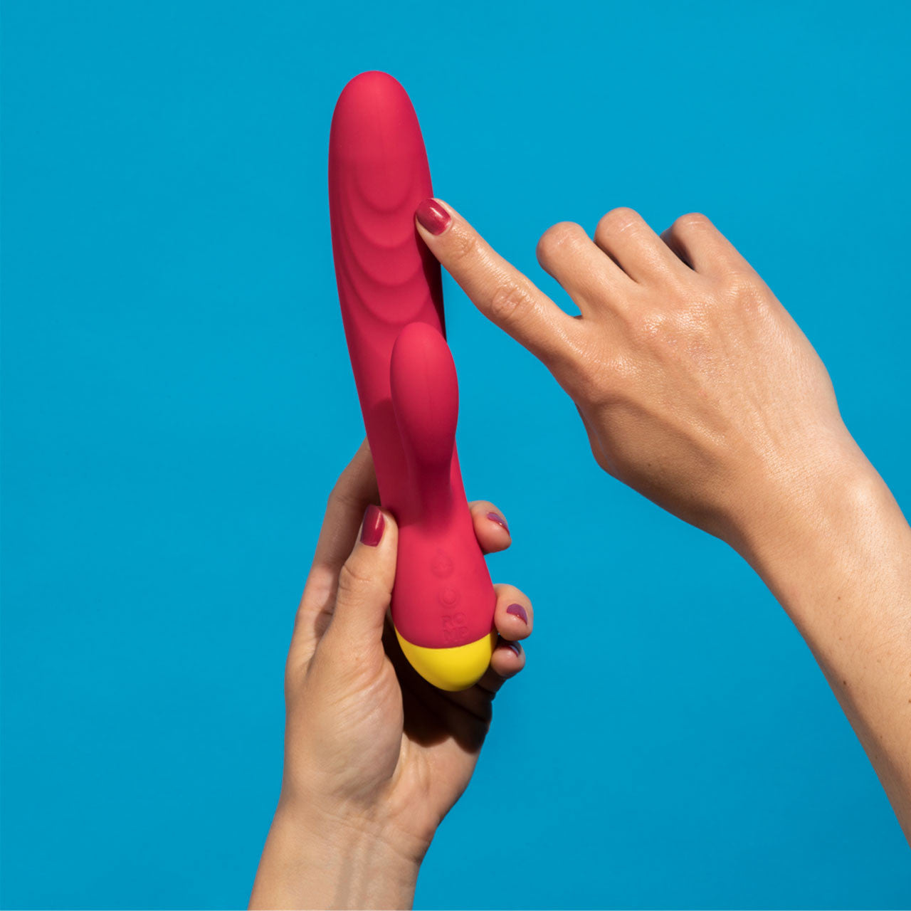 ROMP Jazz Rabbit Vibrator Dildo | Adult Sex Toys for Women | Clitoris & G Spot Sex Toy