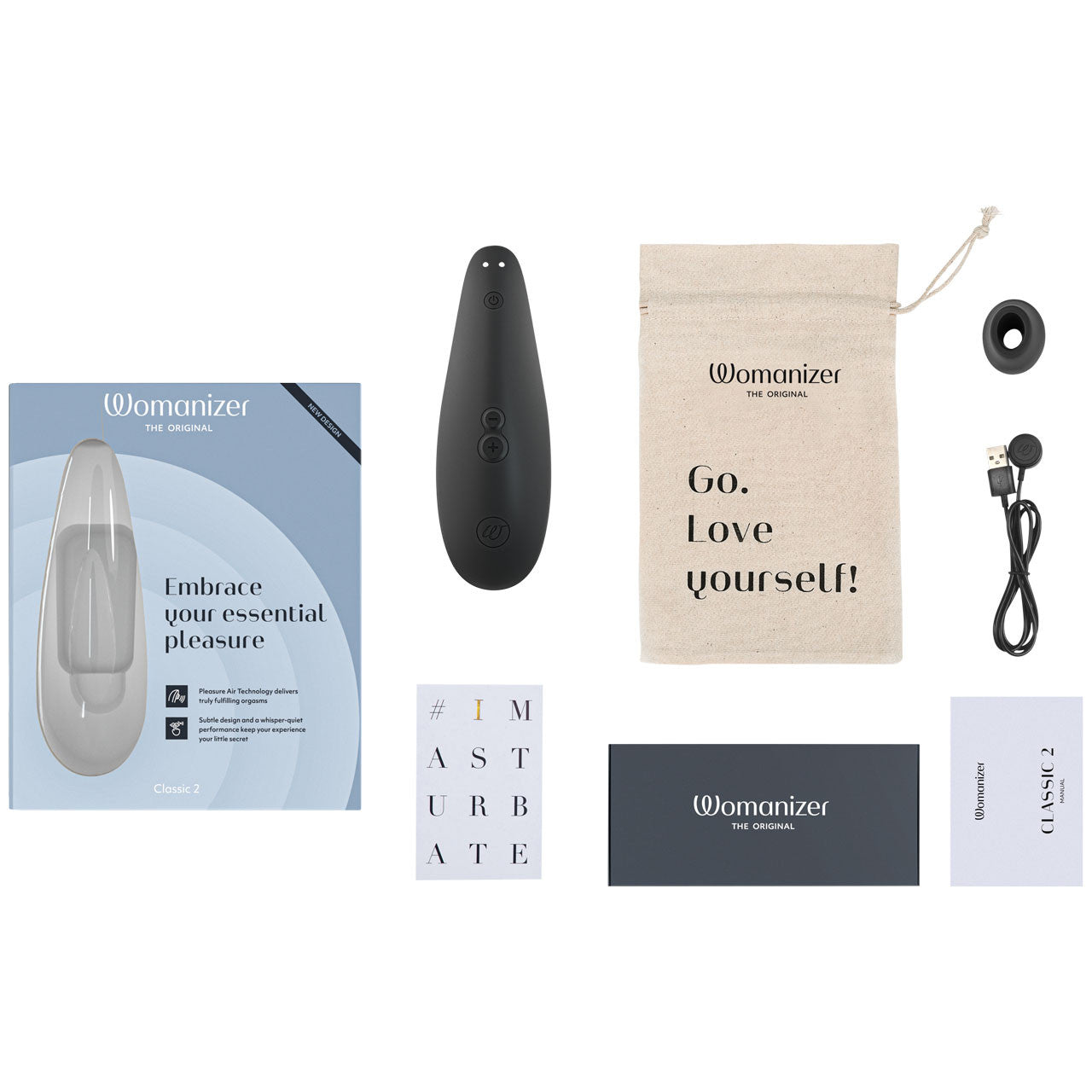 Womanizer Classic 2 Clit Sucker Sex Toys for Women | Clitoris Vibrator