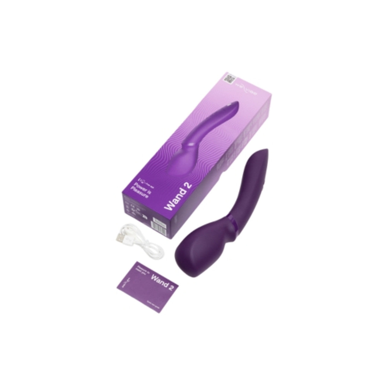 We-Vibe Wand 2 Personal Massager Vibrator | App Controlled G-Spot Stimulator Vibrator Dildo