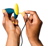 ROMP Bass Vibrator Butt Plug | Vibrating Adult Sex Toys for Women Men & Couples | 4 Inch Silicone Anal Plug